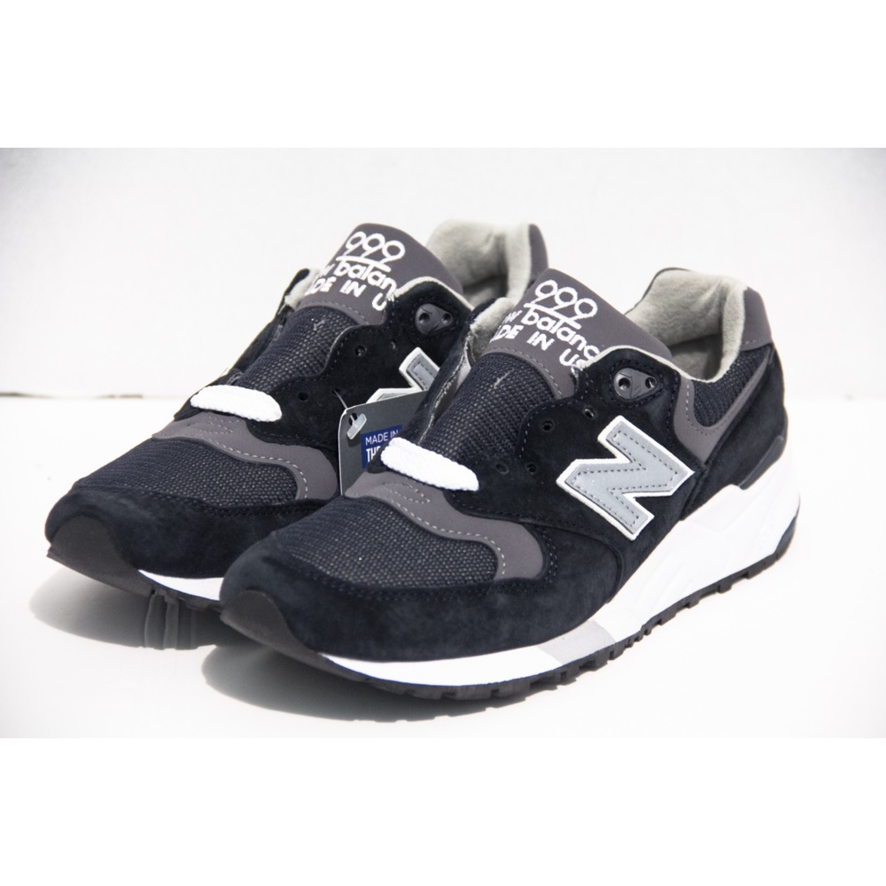 New Balance M999 CBL Size 5 Black Grey Made In USA